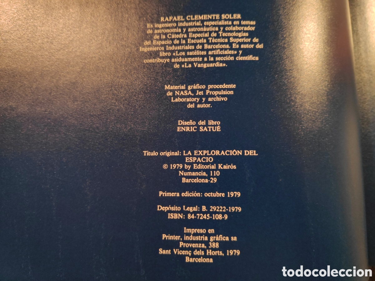 Libros de segunda mano: Libro. La Exploracion del Espacio. Rafael Clemente. Kairos 1979 - Foto 10