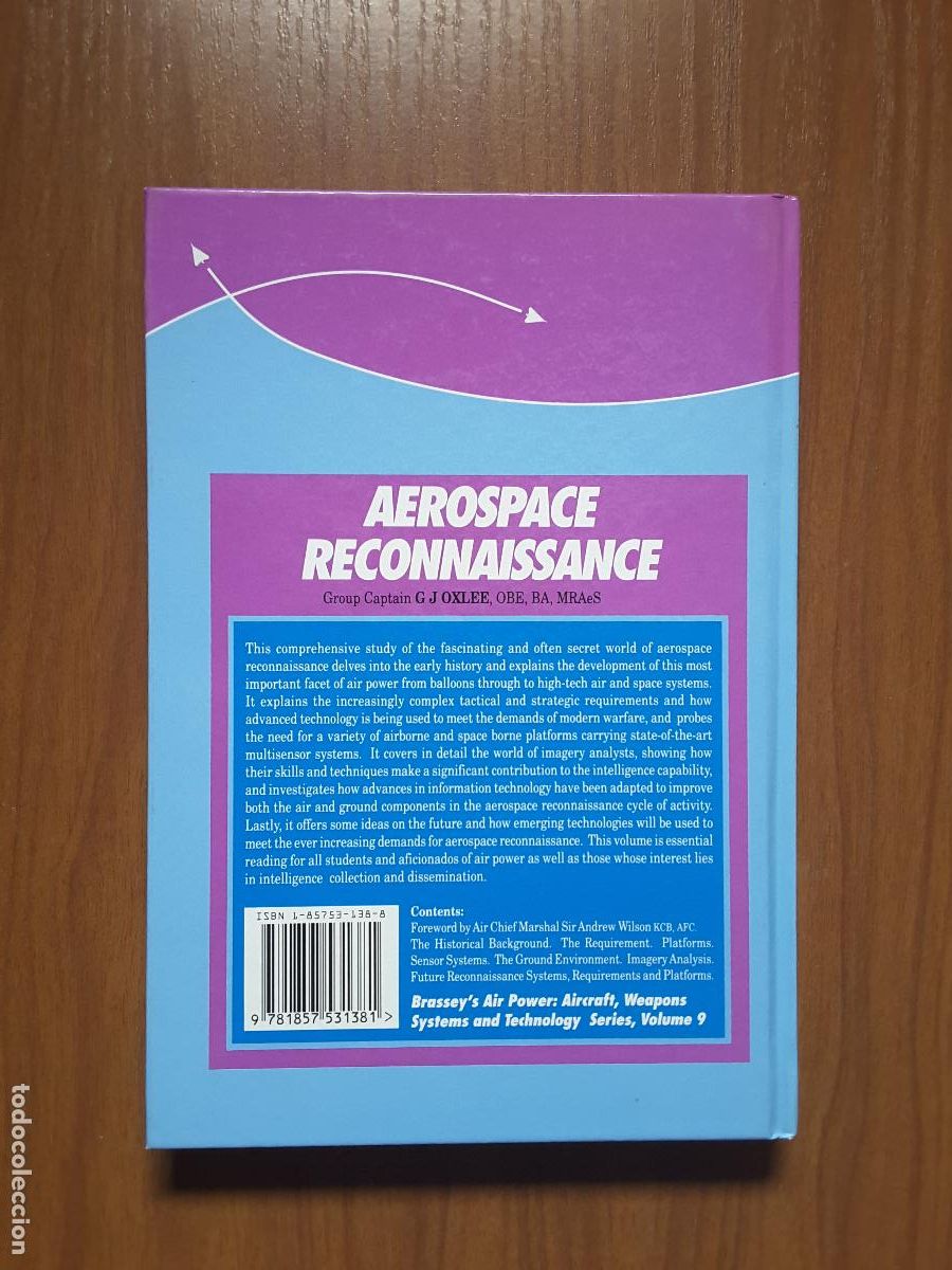 Libros de segunda mano: Aerospace Reconnaissance - G.J. Oxlee - Foto 2