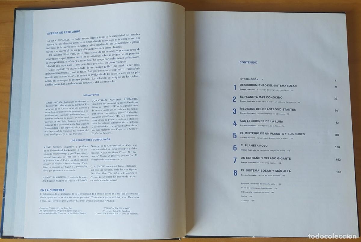 Libros de segunda mano: LIBRO LOS PLANETAS - COL. CIENT&Iacute;FICA TIME-LIFE - Foto 3