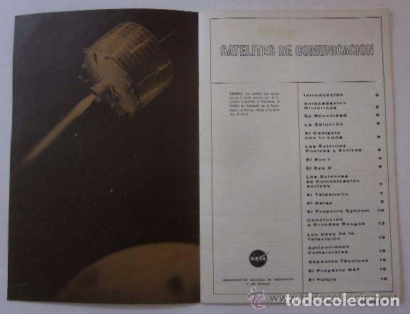 Libros de segunda mano: SATELITES DE COMUNICACION - NASA - Foto 2