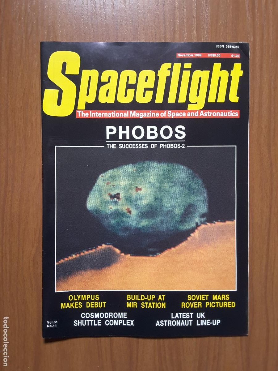 Libros de segunda mano: Spaceflight Vol. 31 No 11 - Revista exploraci&oacute;n del espacio en ingl&eacute;s. - Foto 1
