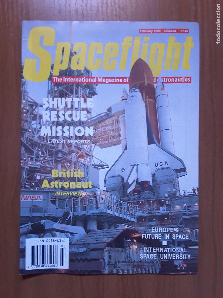 Libros de segunda mano: Spaceflight Vol. 32 No 2 - Revista exploraci&oacute;n del espacio en ingl&eacute;s. - Foto 1