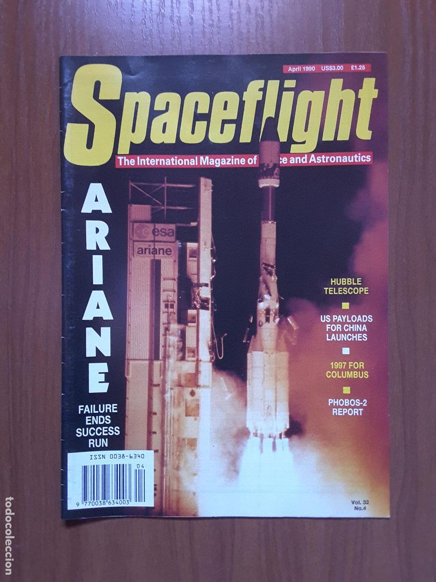 Libros de segunda mano: Spaceflight Vol. 32 No 4 - Revista exploraci&oacute;n del espacio en ingl&eacute;s. - Foto 1
