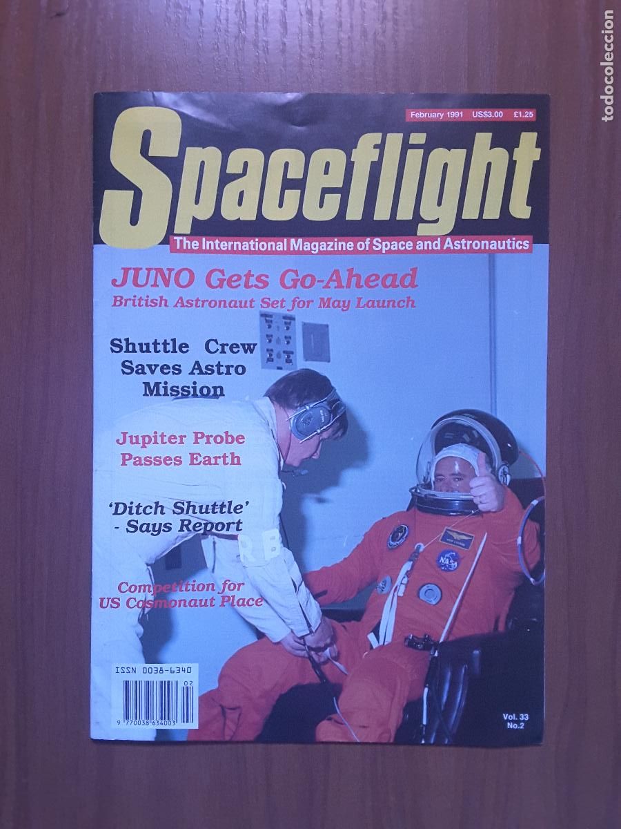 Libros de segunda mano: Spaceflight Vol. 33 No 2 - Revista exploraci&oacute;n del espacio en ingl&eacute;s. - Foto 1