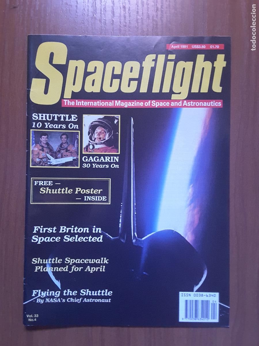 Libros de segunda mano: Spaceflight Vol. 33 No 4 - Revista exploraci&oacute;n del espacio en ingl&eacute;s. - Foto 1