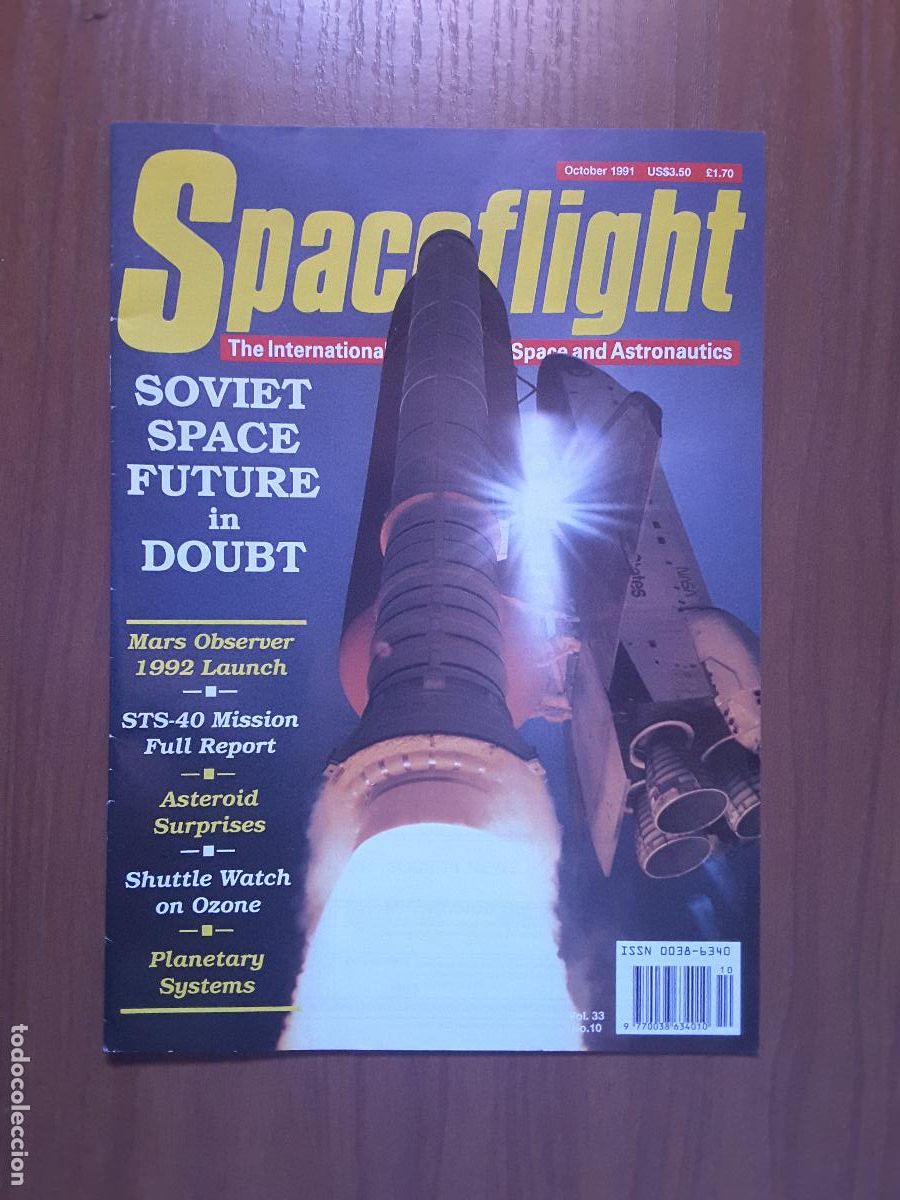 Libros de segunda mano: Spaceflight Vol. 33 No 10 - Revista exploraci&oacute;n del espacio en ingl&eacute;s. - Foto 1