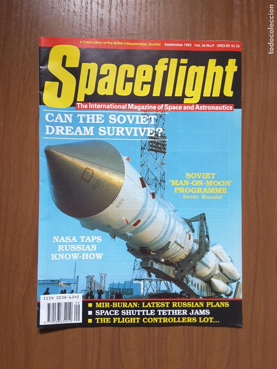Libros de segunda mano: Spaceflight Vol. 34 No 9 - Revista exploraci&oacute;n del espacio en ingl&eacute;s. - Foto 1