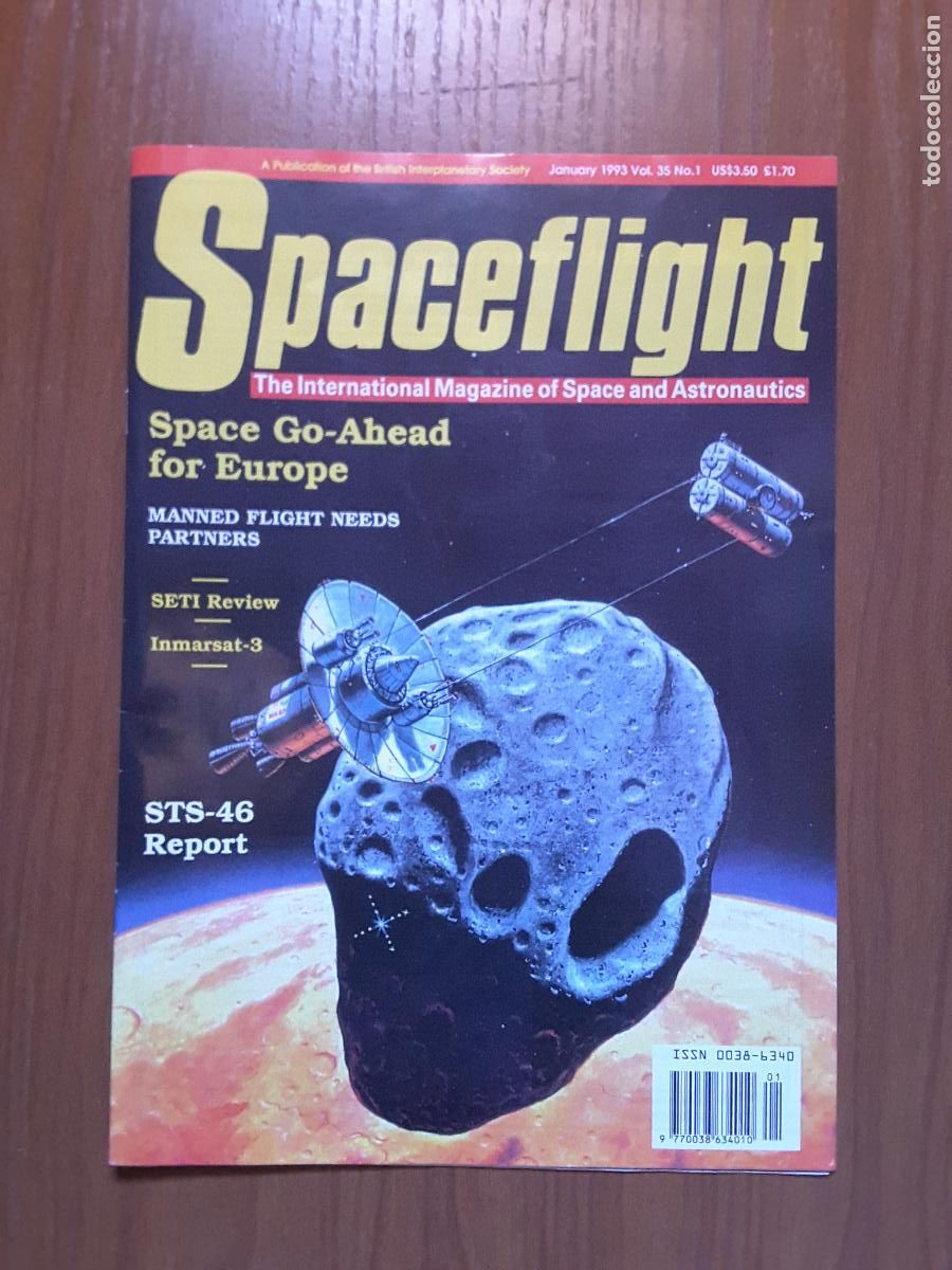 Libros de segunda mano: Spaceflight Vol. 35 No 1 - Revista exploraci&oacute;n del espacio en ingl&eacute;s. - Foto 1