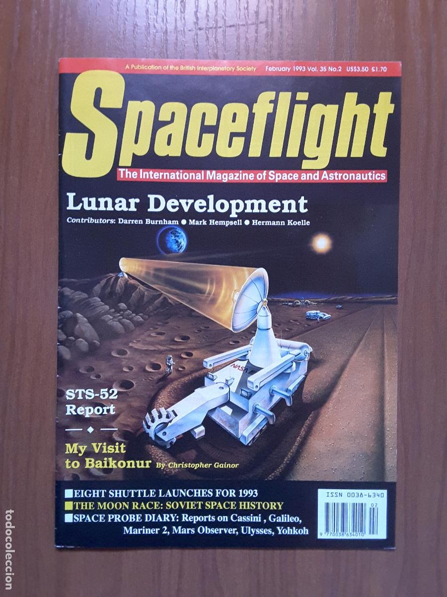 Libros de segunda mano: Spaceflight Vol. 35 No 2 - Revista exploraci&oacute;n del espacio en ingl&eacute;s. - Foto 1