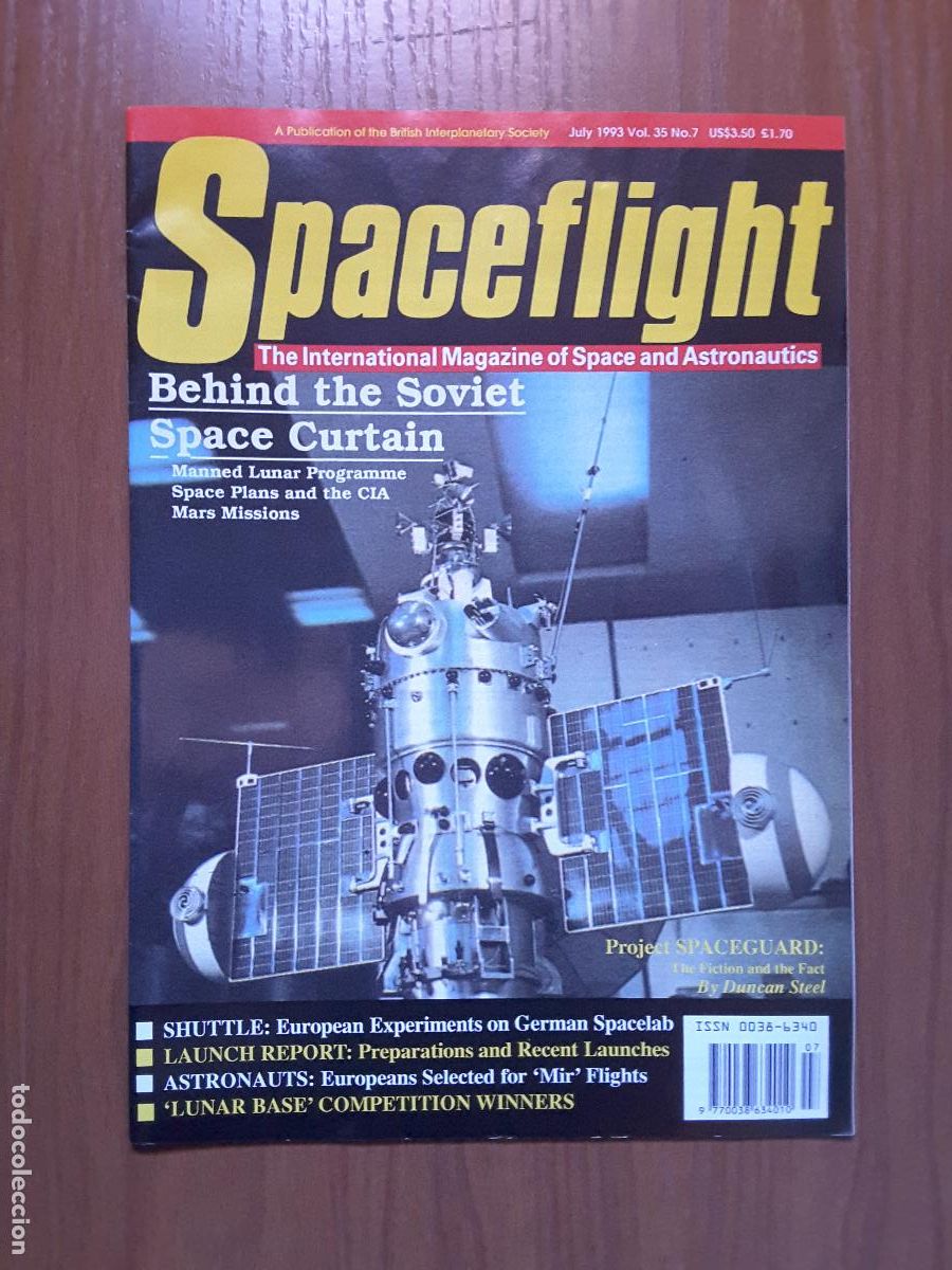 Libros de segunda mano: Spaceflight Vol. 35 No 7 - Revista exploraci&oacute;n del espacio en ingl&eacute;s. - Foto 1