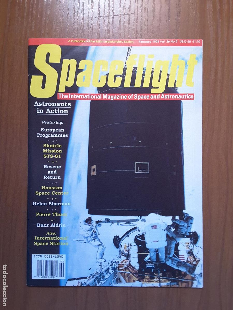 Libros de segunda mano: Spaceflight Vol. 36 No 2 - Revista exploraci&oacute;n del espacio en ingl&eacute;s. - Foto 1