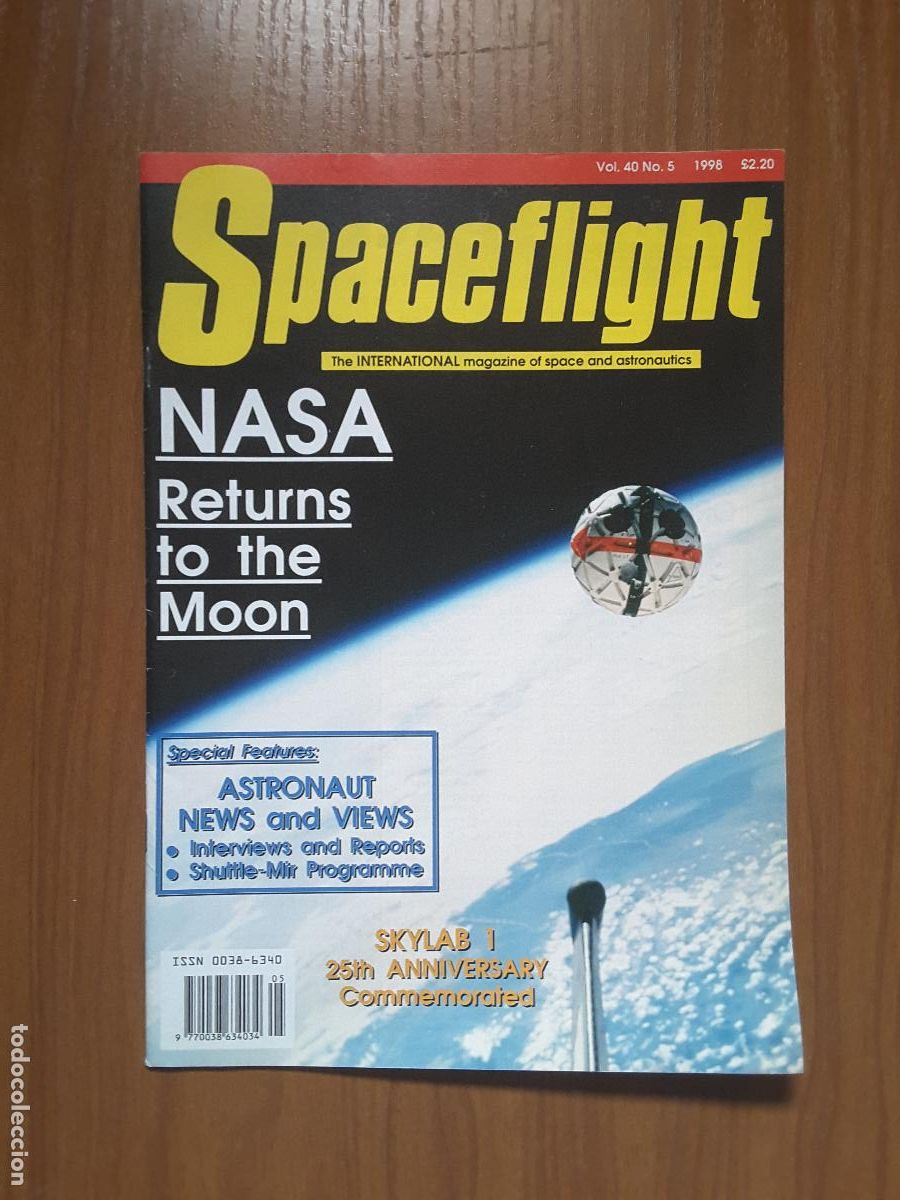 Libros de segunda mano: Spaceflight Vol. 40 No 5 - Revista exploraci&oacute;n del espacio en ingl&eacute;s. - Foto 1