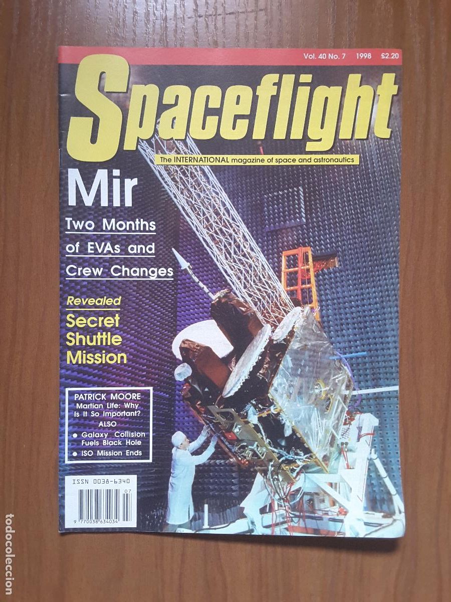 Libros de segunda mano: Spaceflight Vol. 40 No 7 - Revista exploraci&oacute;n del espacio en ingl&eacute;s. - Foto 1