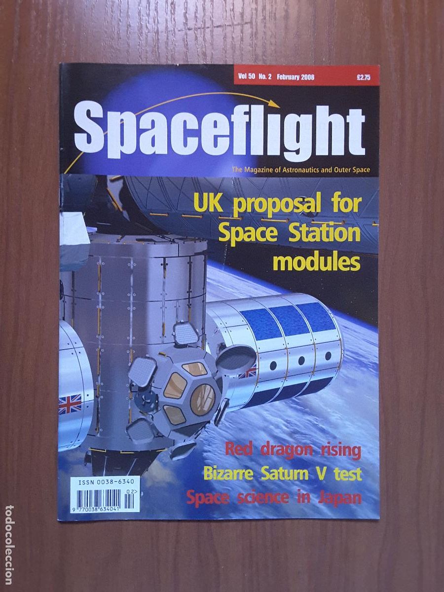 Libros de segunda mano: Spaceflight Vol. 50 No 2 - Revista exploraci&oacute;n del espacio en ingl&eacute;s. - Foto 1