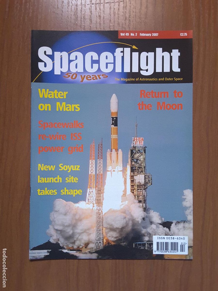 Libros de segunda mano: Spaceflight Vol. 49 No 2 - Revista exploraci&oacute;n del espacio en ingl&eacute;s. - Foto 1