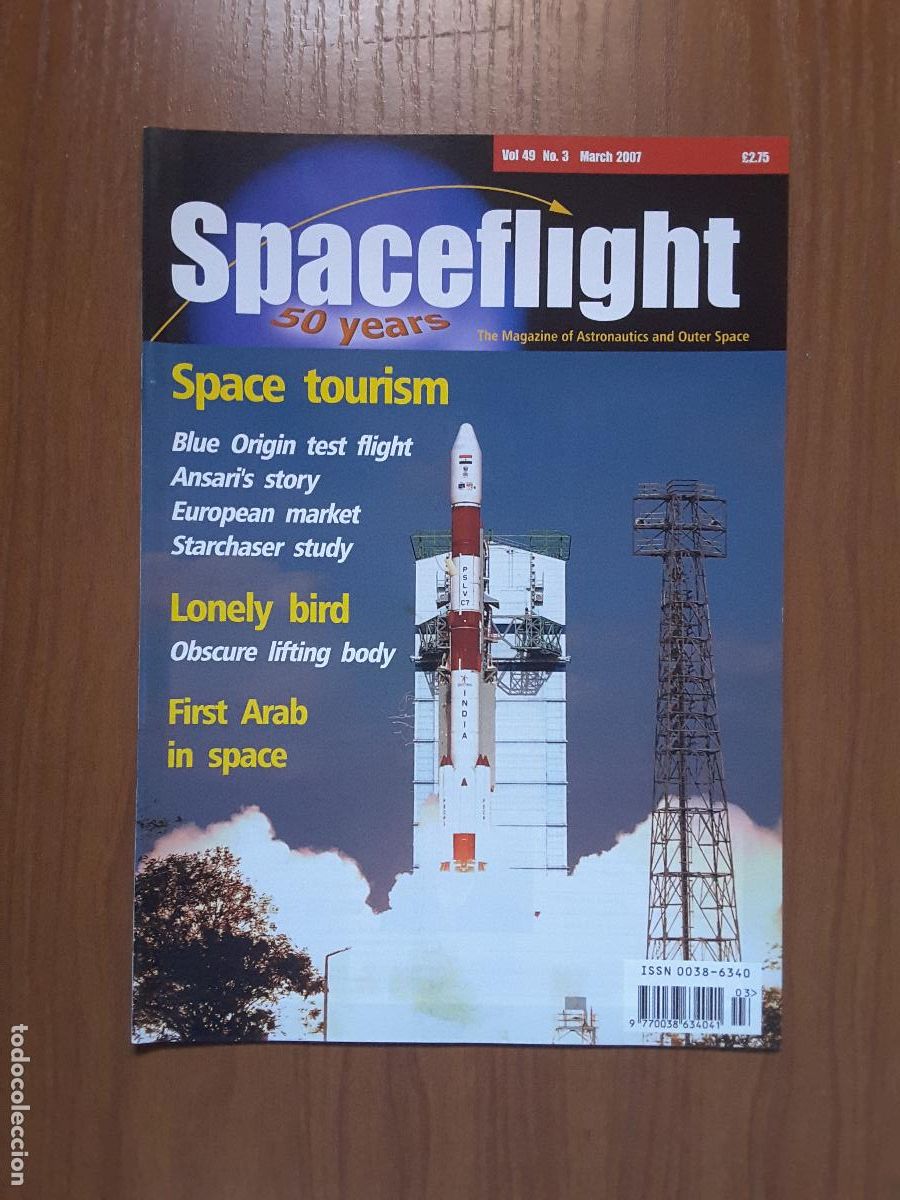 Libros de segunda mano: Spaceflight Vol. 49 No 3 - Revista exploraci&oacute;n del espacio en ingl&eacute;s. - Foto 1