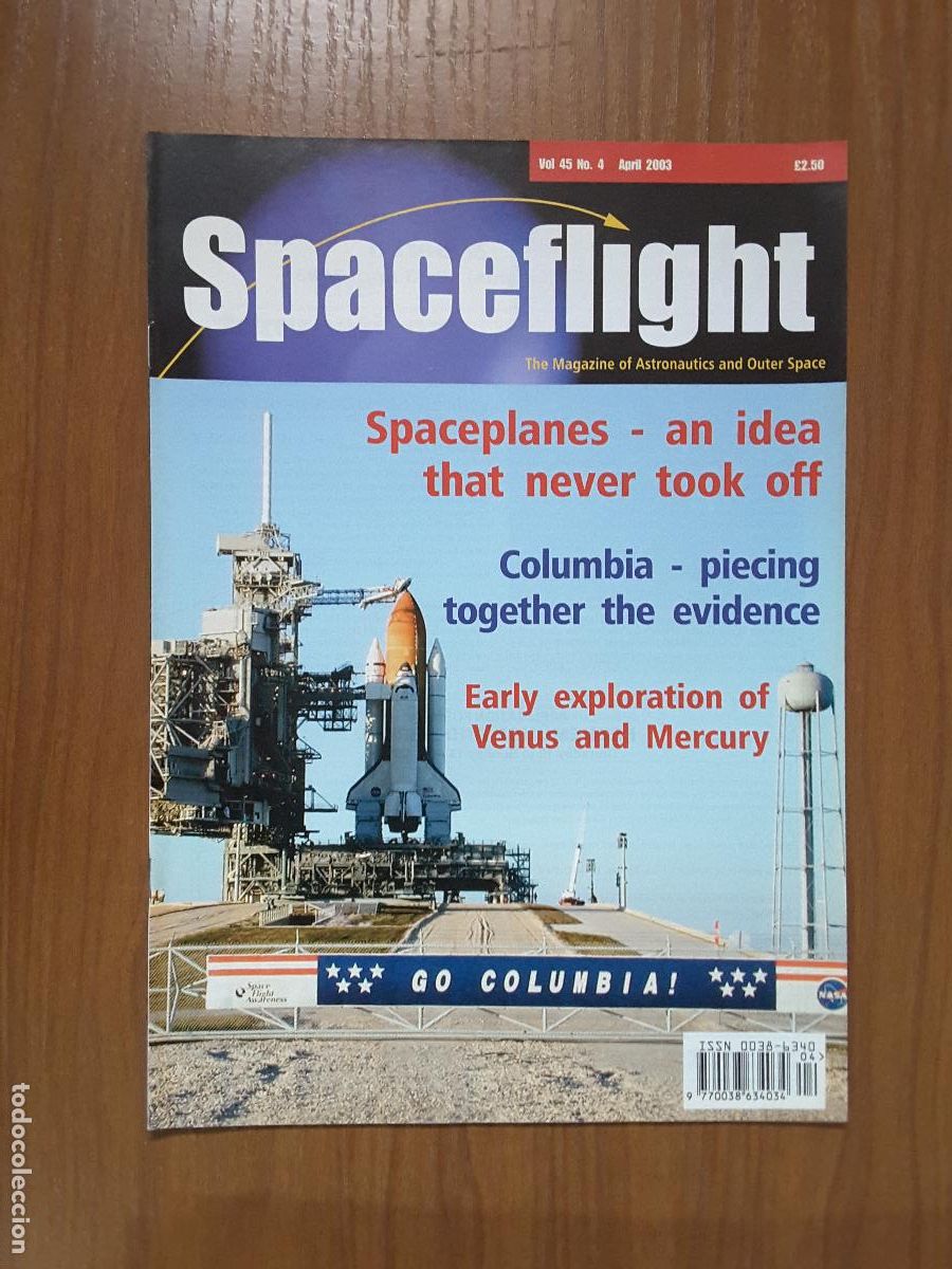 Libros de segunda mano: Spaceflight Vol. 45 No 4 - Revista exploraci&oacute;n del espacio en ingl&eacute;s. - Foto 1