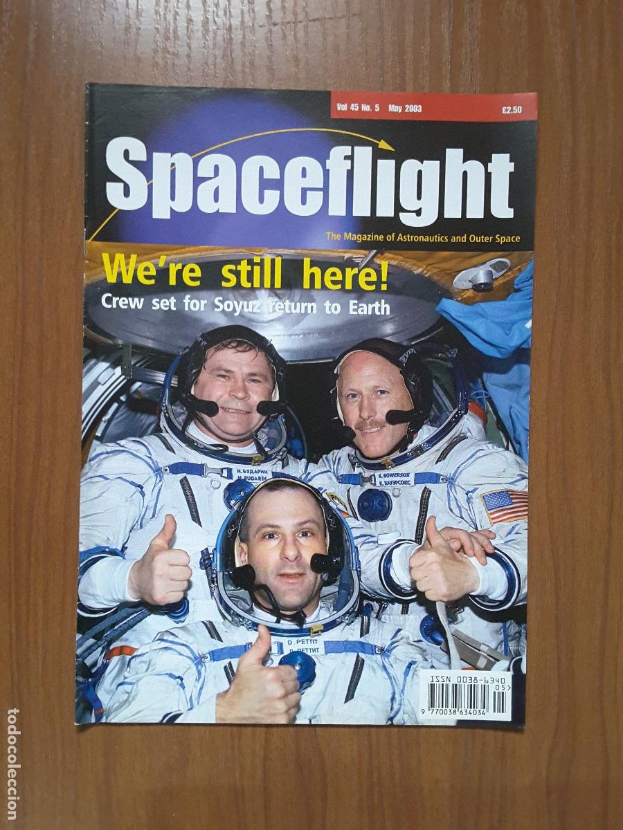 Libros de segunda mano: Spaceflight Vol. 45 No 5 - Revista exploraci&oacute;n del espacio en ingl&eacute;s. - Foto 1