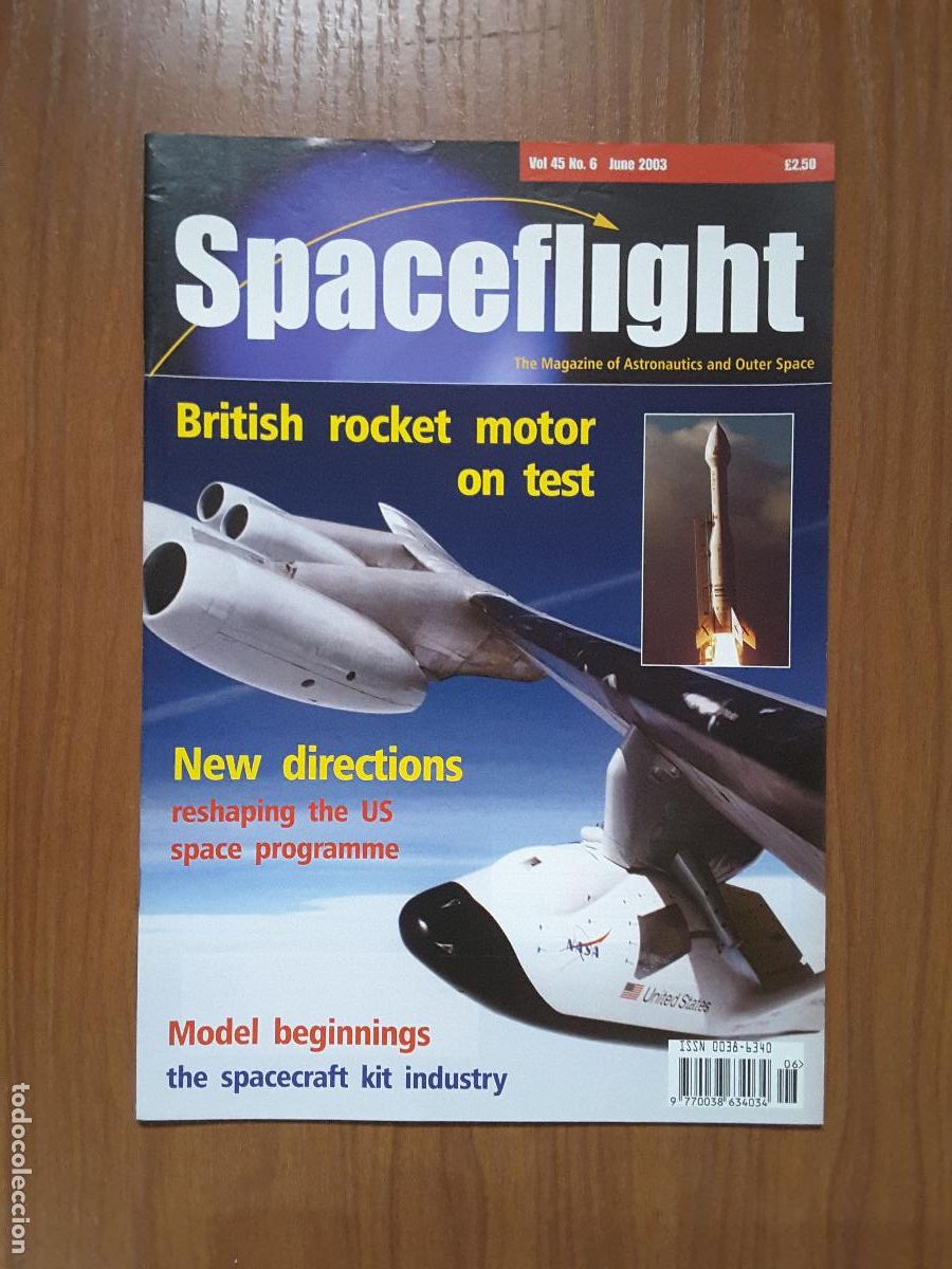 Libros de segunda mano: Spaceflight Vol. 45 No 6 - Revista exploraci&oacute;n del espacio en ingl&eacute;s. - Foto 1