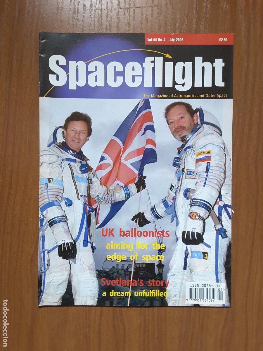 Libros de segunda mano: Spaceflight Vol. 44 No 7 - Revista exploraci&oacute;n del espacio en ingl&eacute;s. - Foto 1