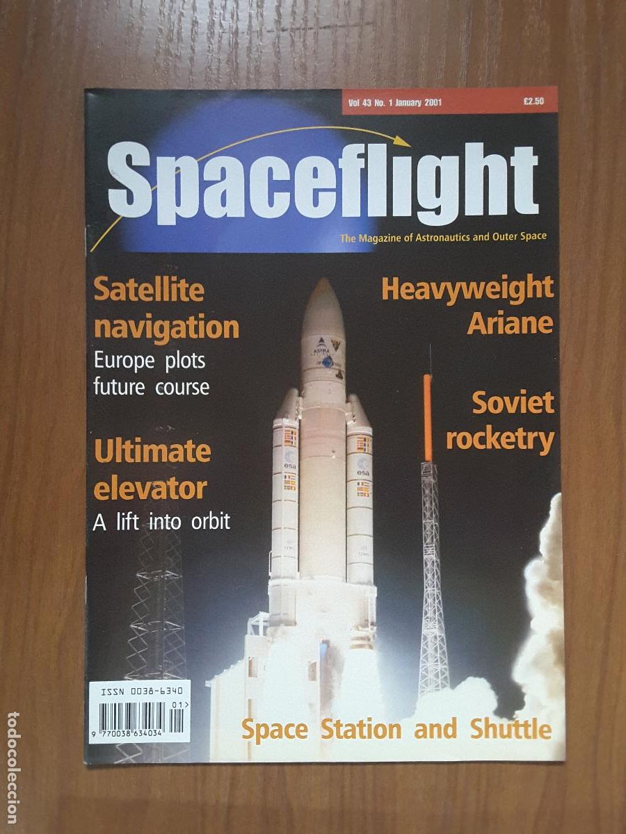 Libros de segunda mano: Spaceflight Vol. 43 No 1 - Revista exploraci&oacute;n del espacio en ingl&eacute;s. - Foto 1