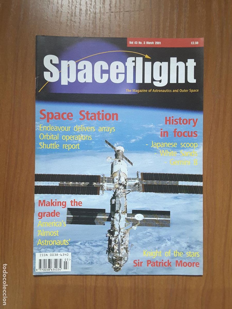 Libros de segunda mano: Spaceflight Vol. 43 No 3 - Revista exploraci&oacute;n del espacio en ingl&eacute;s. - Foto 1