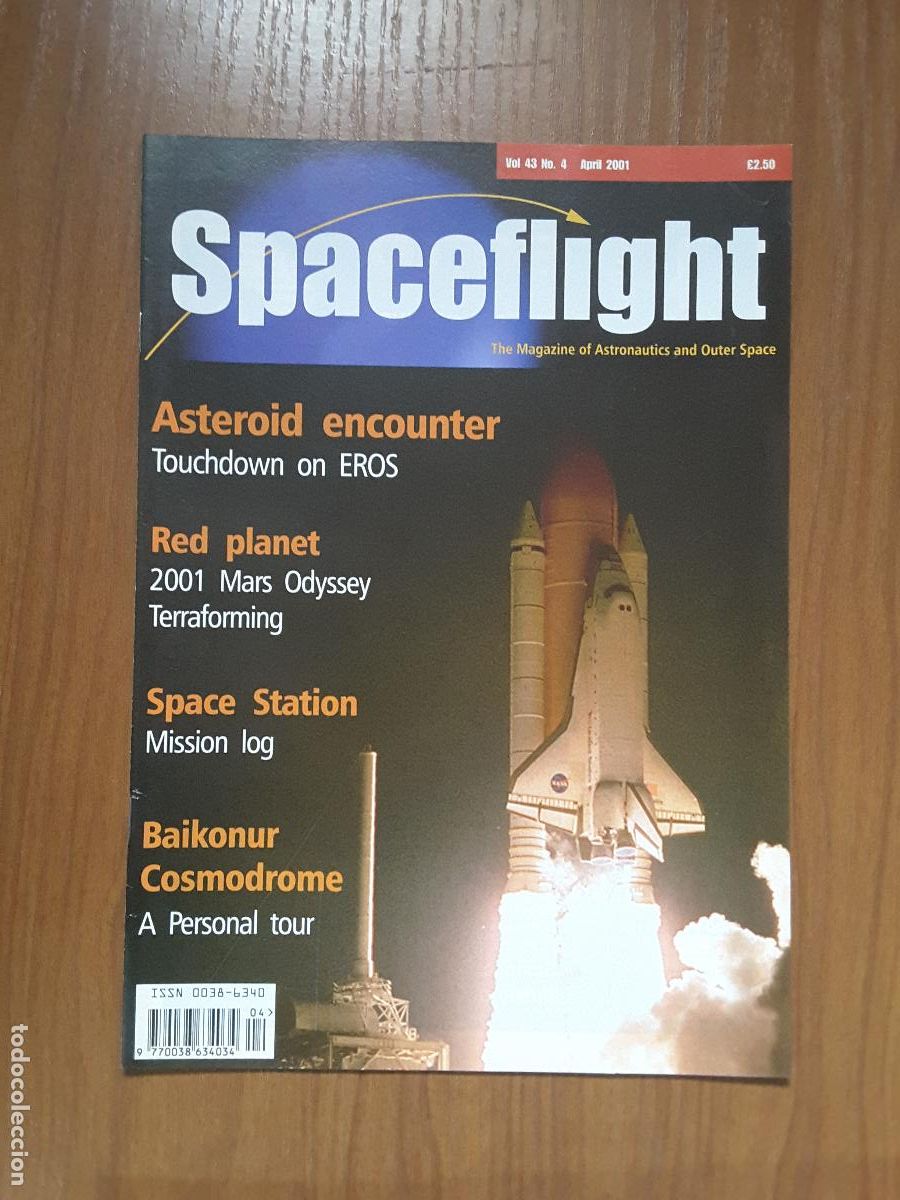Libros de segunda mano: Spaceflight Vol. 43 No 4 - Revista exploraci&oacute;n del espacio en ingl&eacute;s. - Foto 1