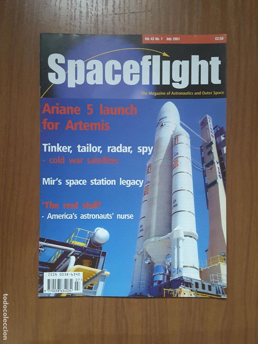 Libros de segunda mano: Spaceflight Vol. 43 No 7 - Revista exploraci&oacute;n del espacio en ingl&eacute;s. - Foto 1