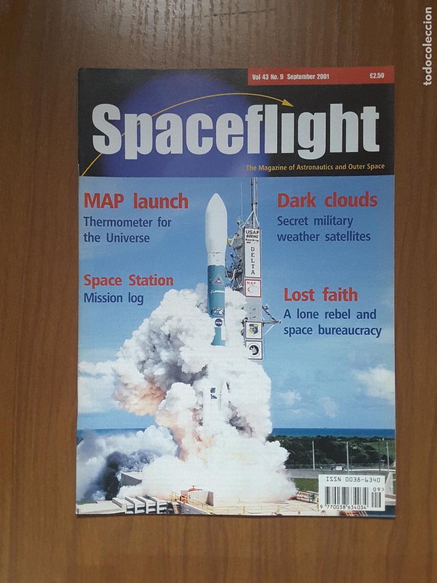 Libros de segunda mano: Spaceflight Vol. 43 No 9 - Revista exploraci&oacute;n del espacio en ingl&eacute;s. - Foto 1