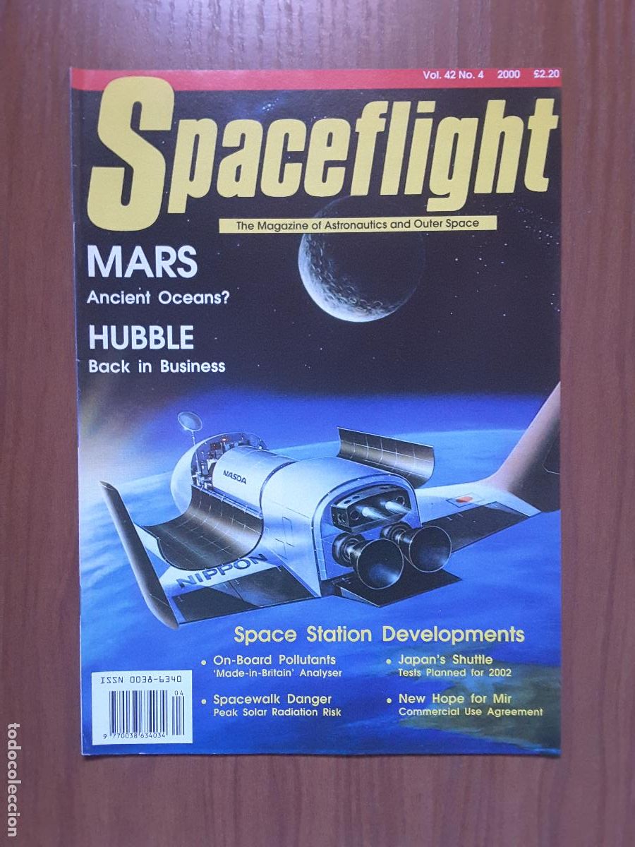 Libros de segunda mano: Spaceflight Vol. 42 No 4 - Revista exploraci&oacute;n del espacio en ingl&eacute;s. - Foto 1