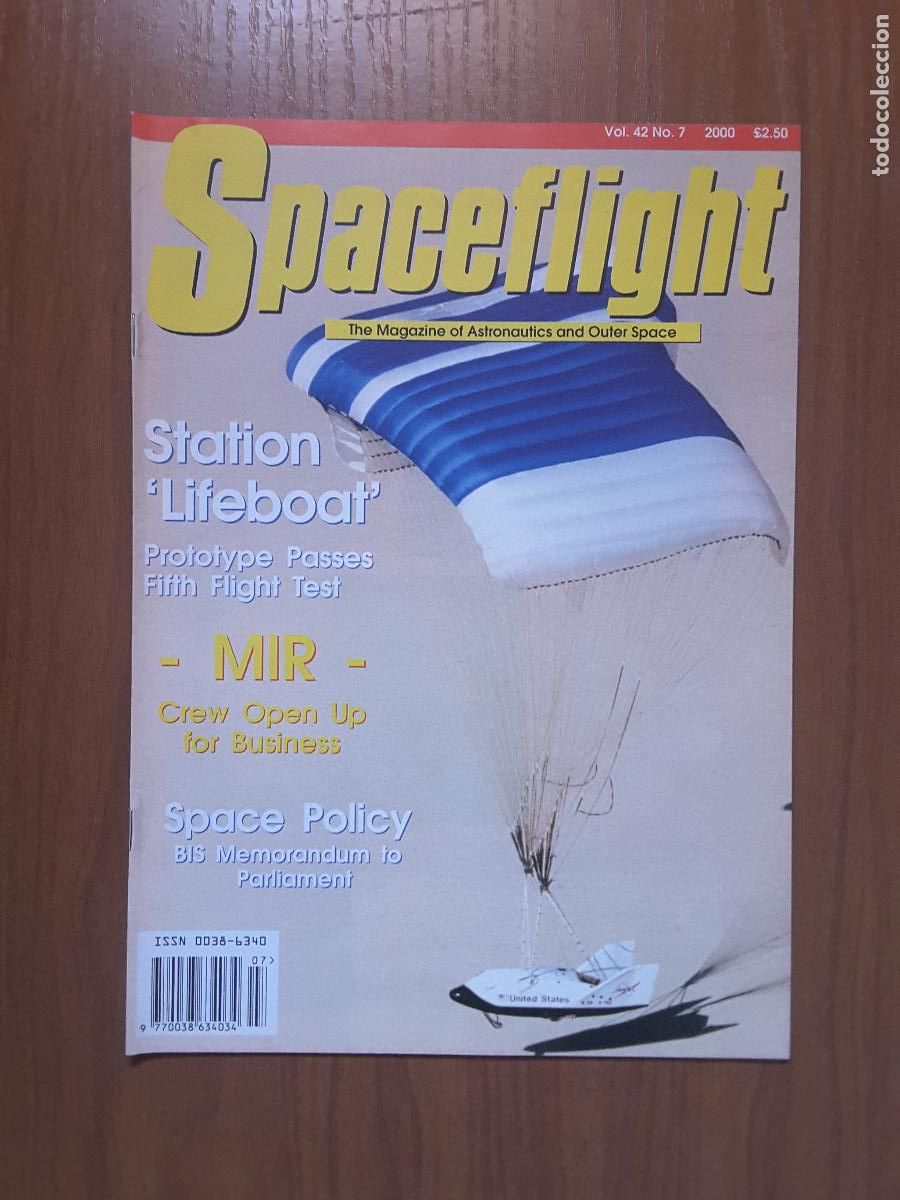 Libros de segunda mano: Spaceflight Vol. 42 No 7 - Revista exploraci&oacute;n del espacio en ingl&eacute;s. - Foto 1