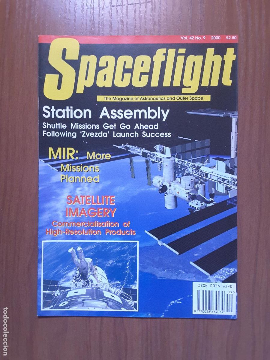 Libros de segunda mano: Spaceflight Vol. 42 No 9 - Revista exploraci&oacute;n del espacio en ingl&eacute;s. - Foto 1
