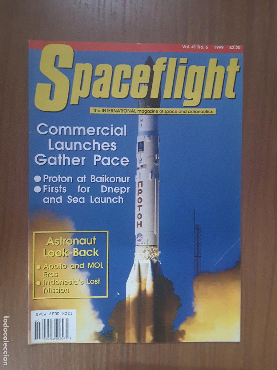Libros de segunda mano: Spaceflight Vol. 41 No 6 - Revista exploraci&oacute;n del espacio en ingl&eacute;s. - Foto 1