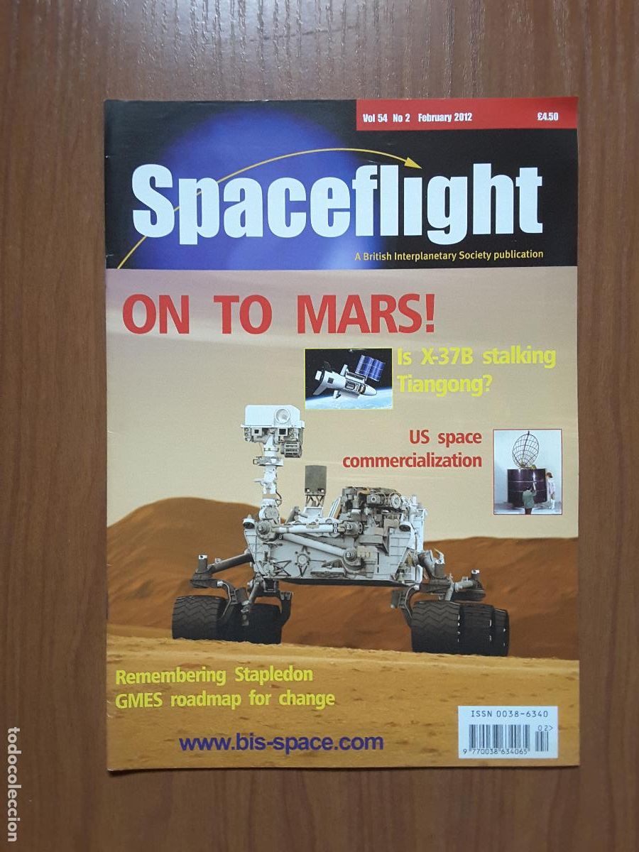 Libros de segunda mano: Spaceflight Vol. 54 No 2 - Revista exploraci&oacute;n del espacio en ingl&eacute;s. - Foto 1