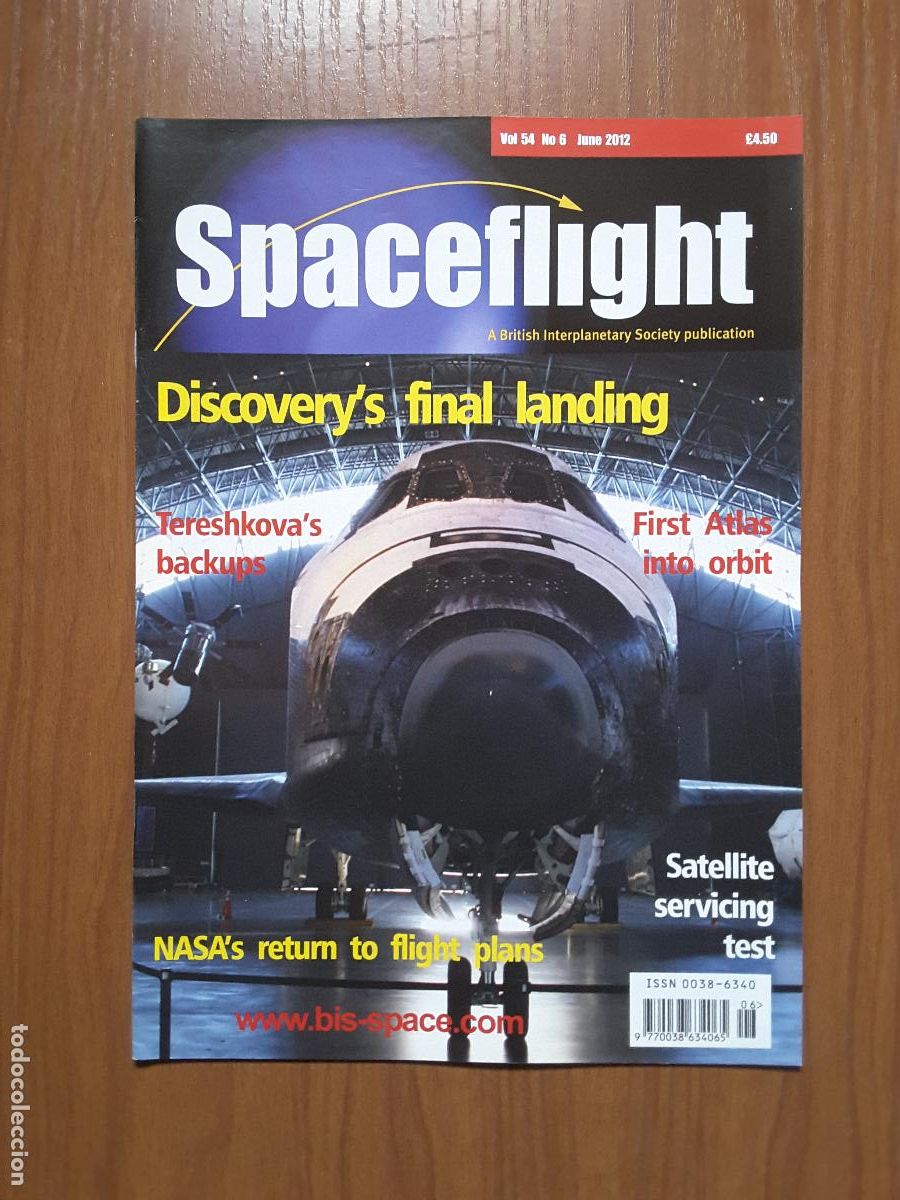 Libros de segunda mano: Spaceflight Vol. 54 No 6 - Revista exploraci&oacute;n del espacio en ingl&eacute;s. - Foto 1