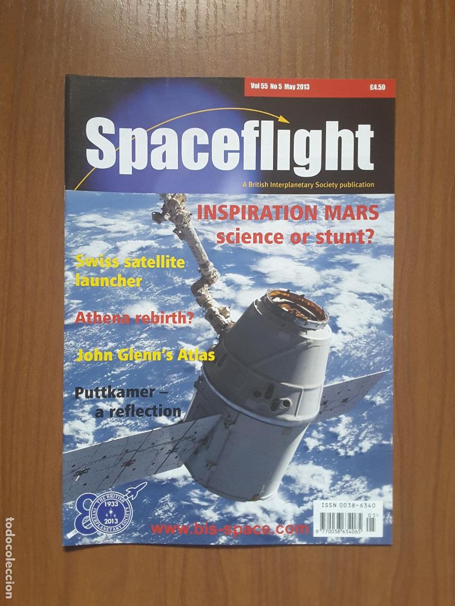 Libros de segunda mano: Spaceflight Vol. 55 No 5 - Revista exploraci&oacute;n del espacio en ingl&eacute;s. - Foto 1