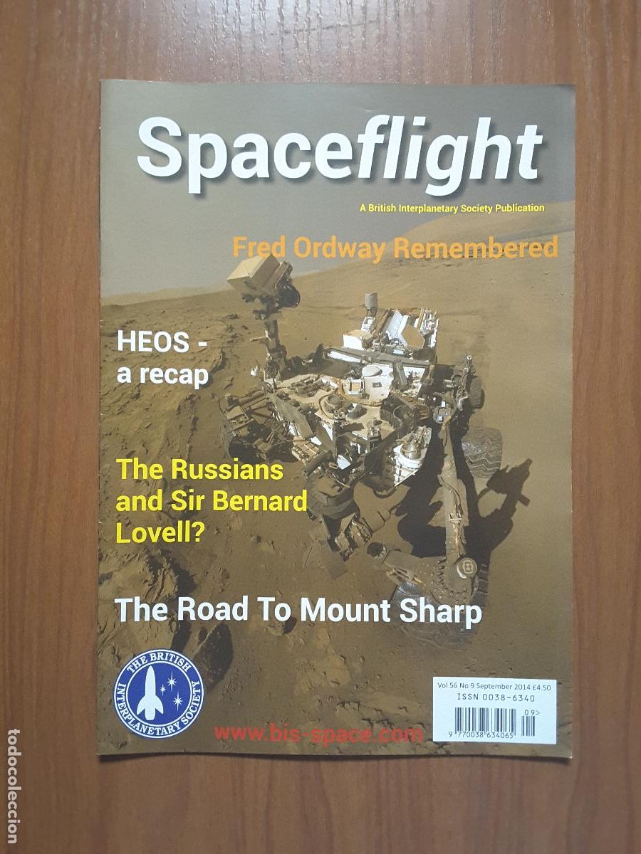 Libros de segunda mano: Spaceflight Vol. 56 No 9 - Revista exploraci&oacute;n del espacio en ingl&eacute;s. - Foto 1