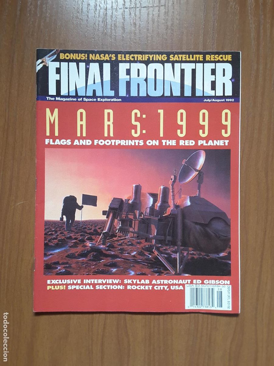 Libros de segunda mano: Final Frontier 7/8-1992 - Revista de exploraci&oacute;n del espacio en ingl&eacute;s. - Foto 1