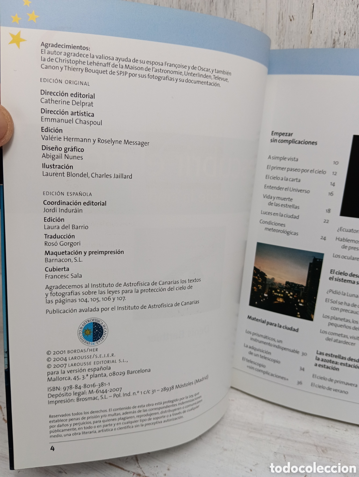 Libros de segunda mano: DESCUBRIR EL CIELO DESDE LA CIUDAD. LAROUSSE. - Foto 4