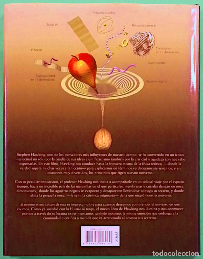 Libros de segunda mano: El universo en una c&aacute;scara de nuez - Stephen Hawking - Foto 2