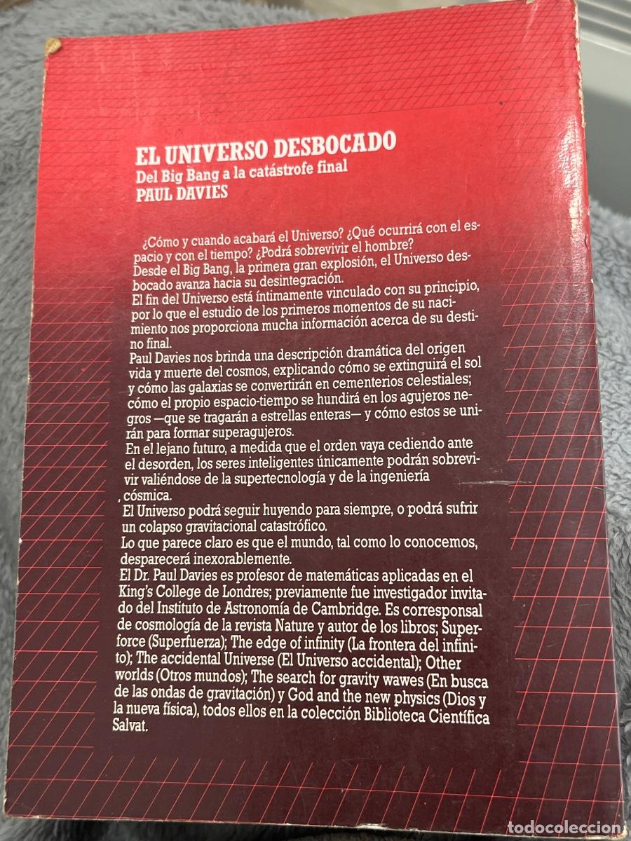 Libros de segunda mano: Libro El universo desbocado | Paul Davies | 1978 - Foto 2