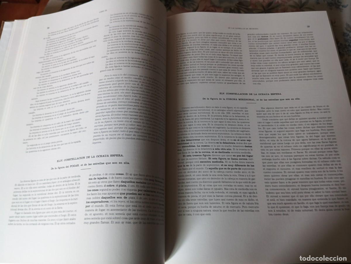 Libros de segunda mano: LIBROS DEL SABER DE ASTRONOMIA DEL REY ALFONSO X.facsimil. - Foto 10