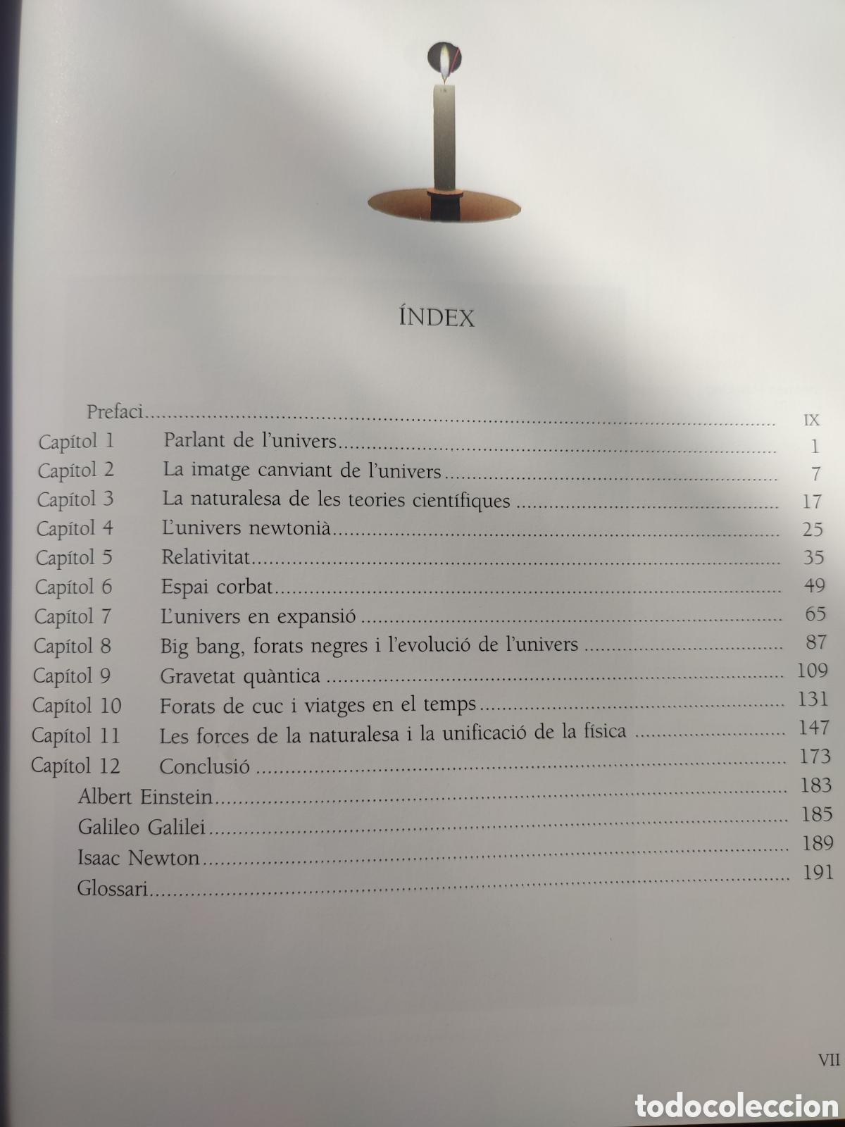 Libros de segunda mano: Brev&iacute;ssima hist&ograve;ria del temps. Stephen Hawking . En catal&agrave; - Foto 4