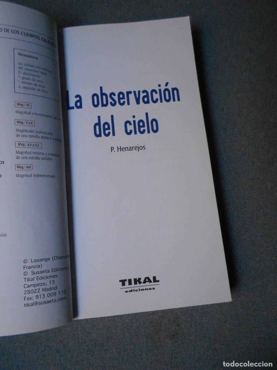 Libros de segunda mano: OBSERVACION DEL CIELO - Foto 2