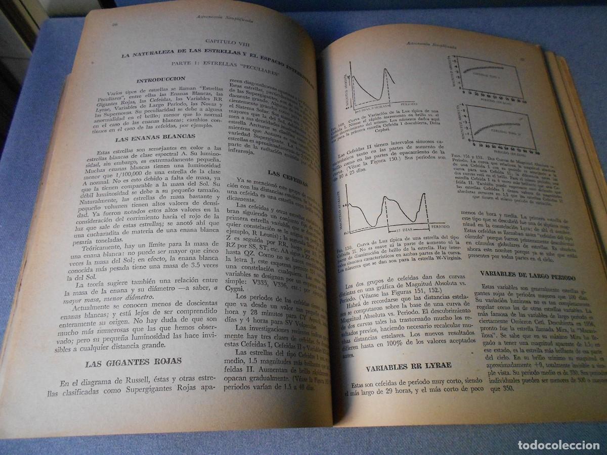 Libros de segunda mano: ASTRONOMIA SIMPLIFICADA - Foto 4