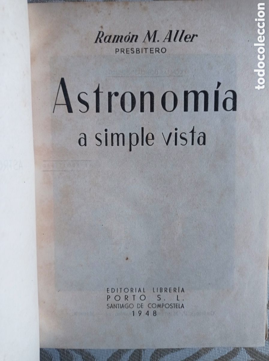 Libros de segunda mano: ASTRONOM&Iacute;A A SIMPLE VISTA.1948 - Foto 2
