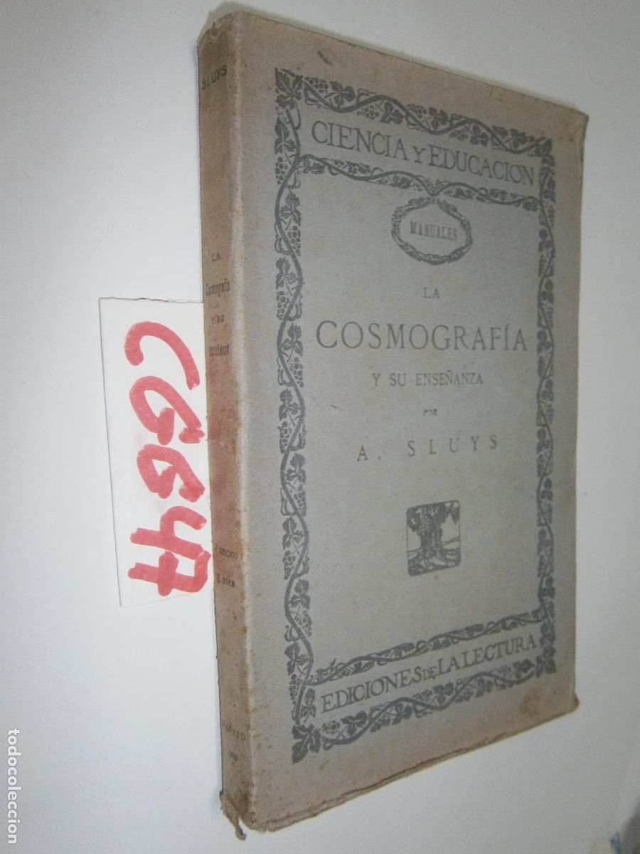 Libros de segunda mano: ANTIGUO LIBRO - LA COSMOGRAFIA Y SU ENSE&Ntilde;ANZA - Foto 1