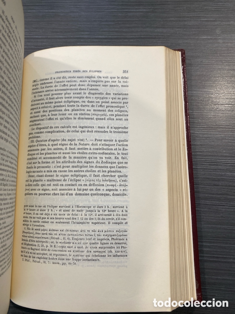 Libros de segunda mano: LAstrologie grecque . Bouch&eacute;-Leclercq, Auguste. 1899 - Foto 6