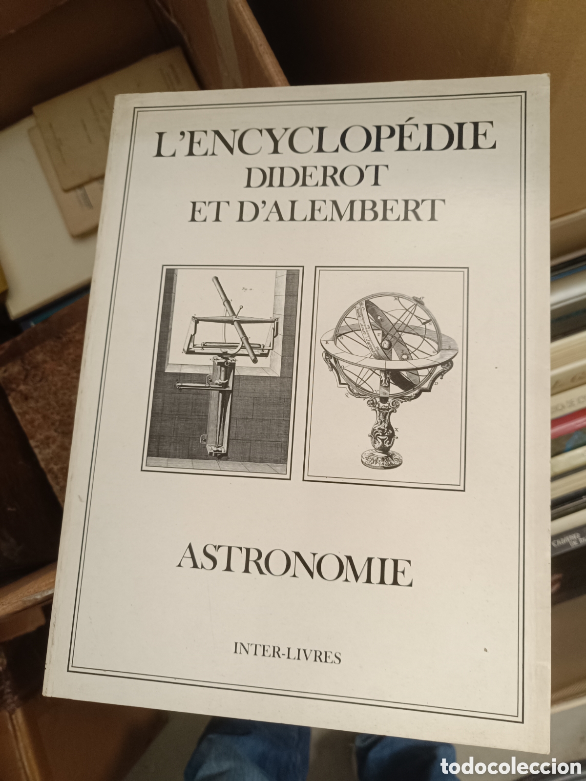 Libros de segunda mano: LEncyclopedia Diderot e DAlembert - Astronomie - Foto 1