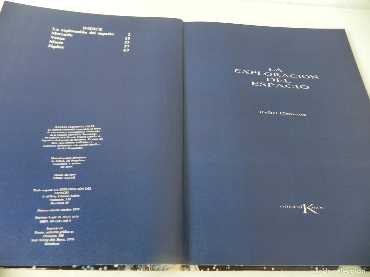 Libros de segunda mano: LA EXPLORACI&Oacute;N DEL ESPACIO (RAFAEL CLEMENTE) EDITORISL KAIR&Oacute;S-1979 - Foto 3